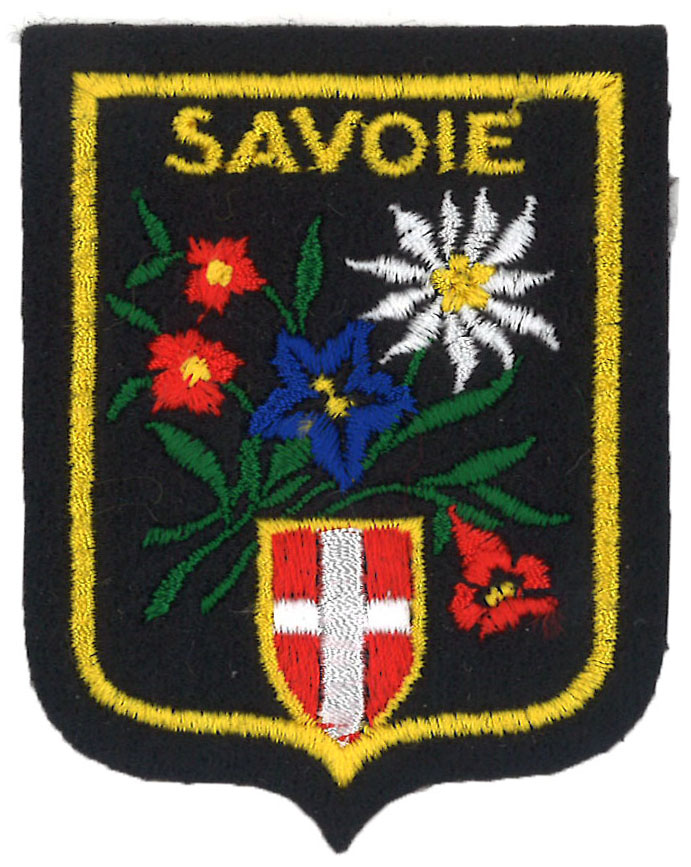 Ecusson patch thermocollant Savoie